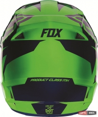 Мотошлем FOX V1 RACE ECE зеленый, фото №4, цена