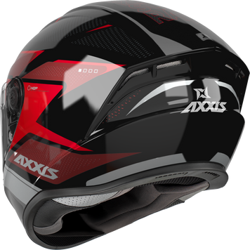Купить AXXIS DRAKEN S Sunray Black/Red в интернет-магазине MOTOshop.UA