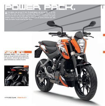 Купить KTM 200 DUKE в интернет-магазине MOTOshop.UA