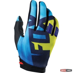 Мото перчатки FOX DIRTPAW VANDAL Glove желто-синий, фото №1, цена