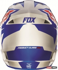 Мотошлем FOX V1 RACE ECE синий, фото №3, цена