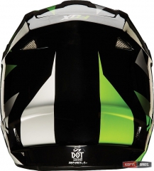 Мотошлем FOX V1 RACE ECE черно-зеленый, фото №4, цена