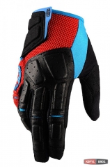 Мото перчатки Ride 100% SIMI Glove красно-синие
