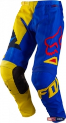 Мото штаны FOX 180 VANDAL Pant желто-синие, фото №1, цена